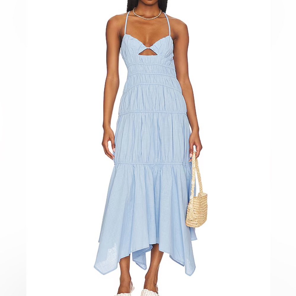 SNDYS Tahlia Dress in Blue | XS